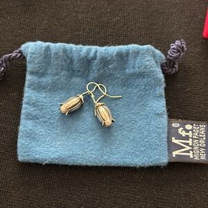 Mignon Faget Tulip Earrings with Pearl